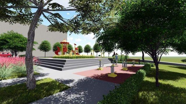 Aliağa Belediyesinden Yemyeşil Bir Park Daha 2
