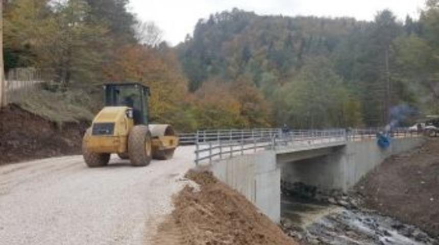 Yığılca&rsquo;da Kemer K&ouml;pr&uuml;s&uuml; İnşaatı Tamamlandı