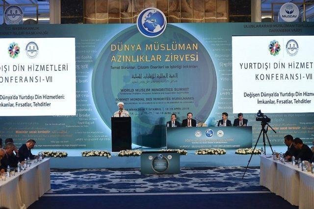 Diyanet İşleri Başkanı Erbaş, 7. Yurt Dışı Din Hizmetleri Konferansı’na Katıldı