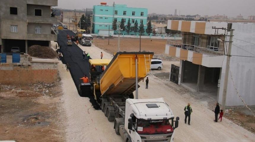 Ak&ccedil;akale&rsquo;de Sıcak Asfalt &Ccedil;alışması