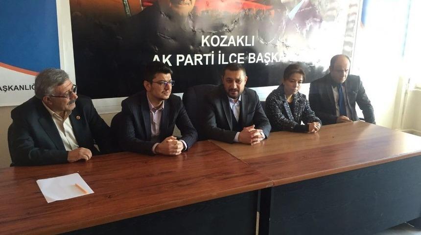 Ak Parti Milletvekili Açıkgöz, Kozaklı İlçe Teşkilatını Ziyaret Etti