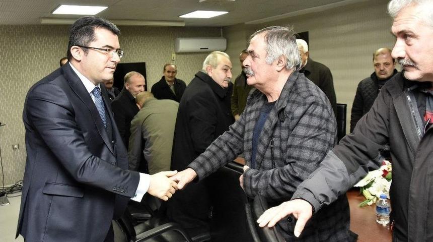 Vali Memiş Mahalle Muhtarlarıyla Buluştu