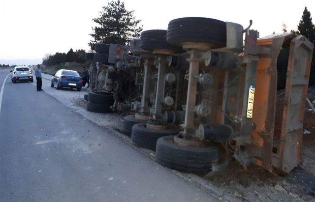 Çavdarhisar’da Trafik Kazası: 1 Yaralı