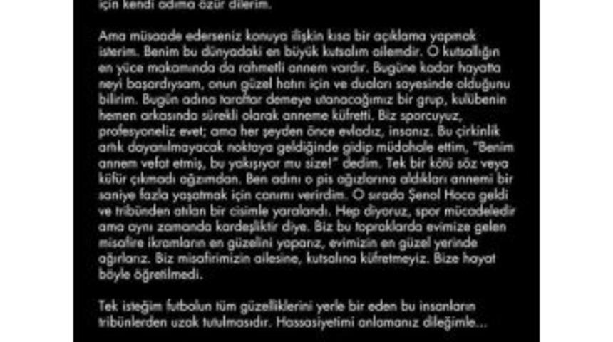 Tolga Zengin: "s&uuml;rekli Anneme K&uuml;f&uuml;r Ettiler"