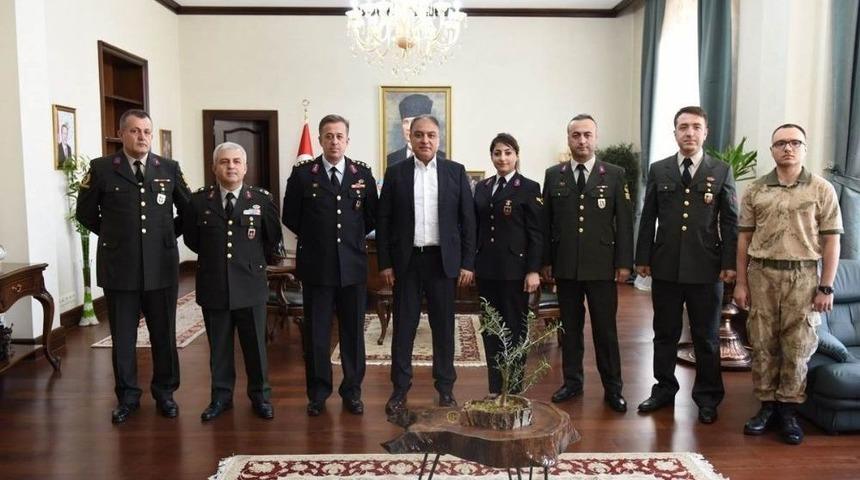 Jandarma&rsquo;dan Vali Tekinarslan&rsquo;a Ziyaret