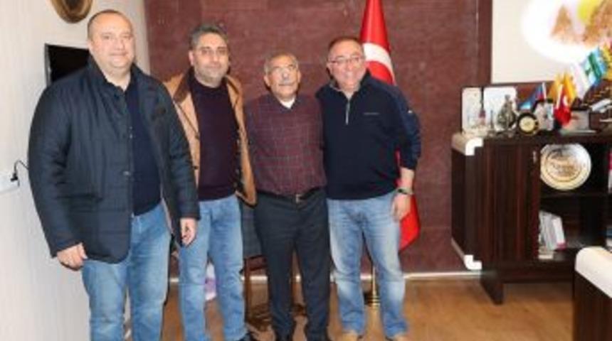 Başkan Salman Ve Başkan Kurt, Başkan Karaaslan&rsquo;ı Ziyaret Etti