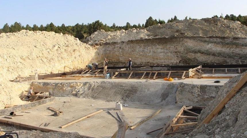 Hisarcık&rsquo;ta İ&ccedil;me Suyu Deposu Yapım &Ccedil;alışmaları