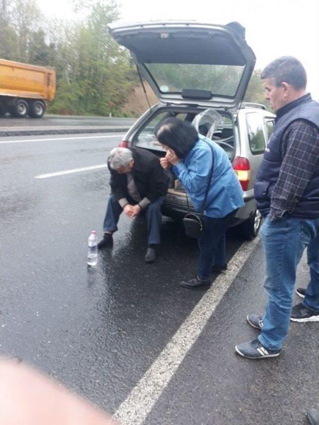 Zonguldak’ta Trafik Kazası: 1 Yaralı