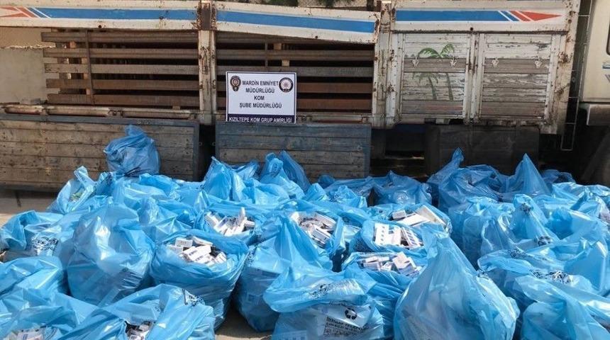 Mardin&rsquo;de 29 Bin 200 Paket Ka&ccedil;ak Sigara Ele Ge&ccedil;irildi