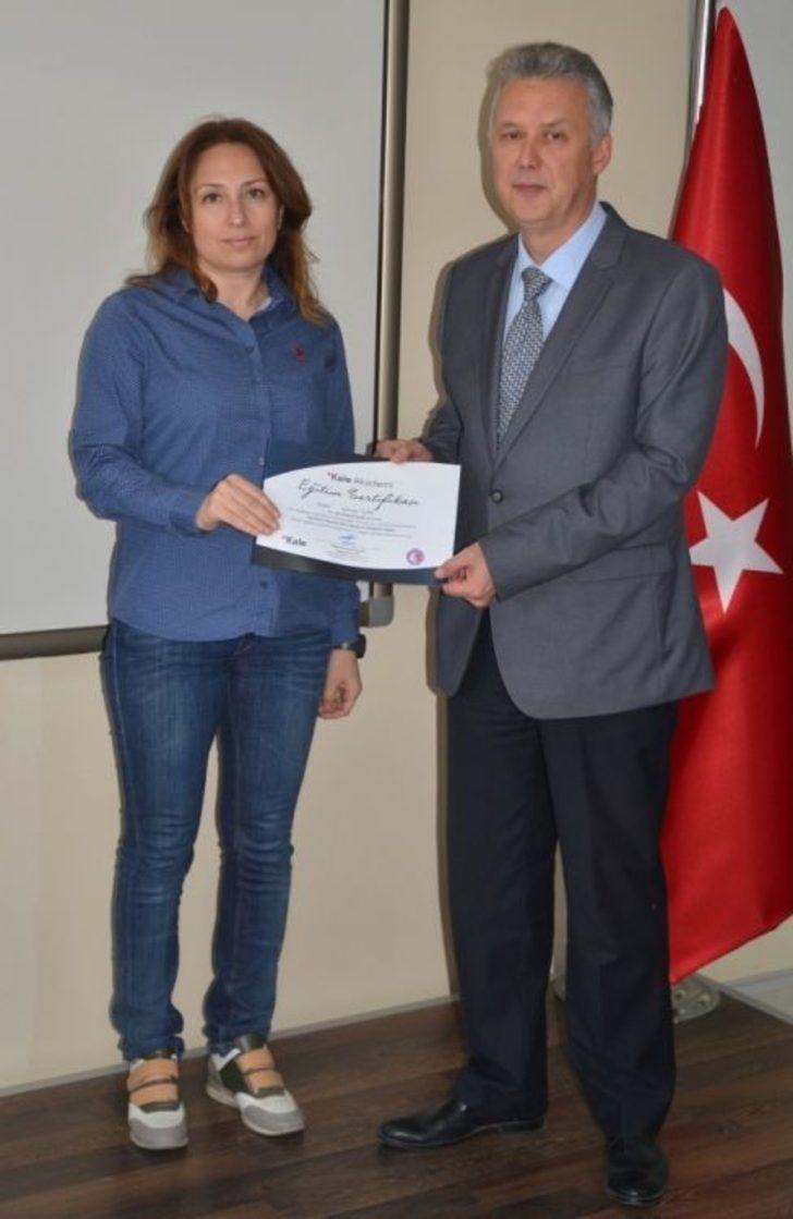 Kale-çomü İşbirliğiyle Yapılan Eğitim Programının Sertifika Töreni Gerçekleştirildi G5