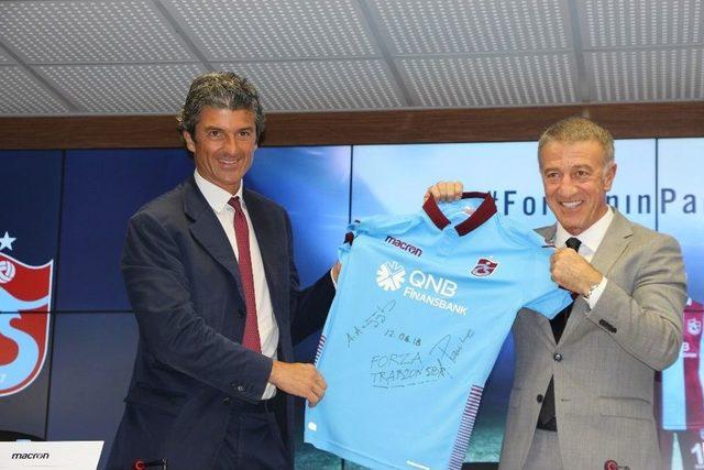 Trabzonspor, Macron İle 3 Yıllık Anlaşma İmzaladı