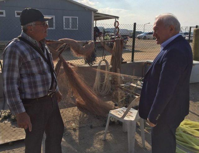 Başkan Yılmaz Balıkçı Barınağını Ziyaret Etti