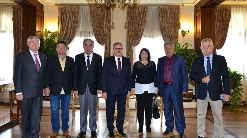 Dto&rsquo;nun Yeni Y&ouml;netiminin İlk Ziyareti Vali Karaloğlu&rsquo;na