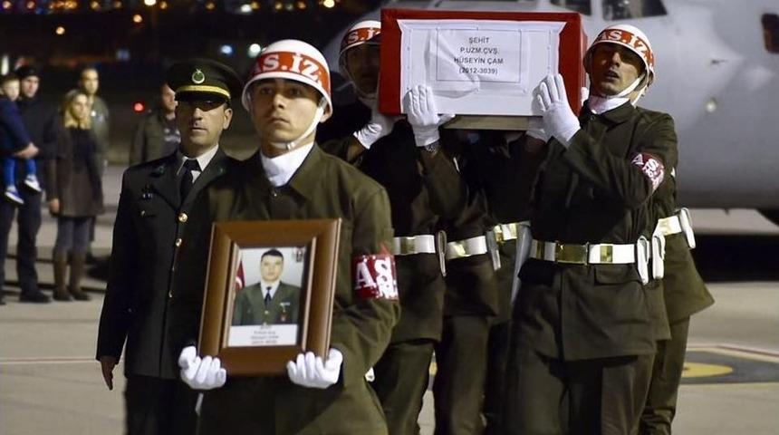 Şehit Uzman &Ccedil;avuşun Naaşı Kahramanmaraş&rsquo;a Getirildi