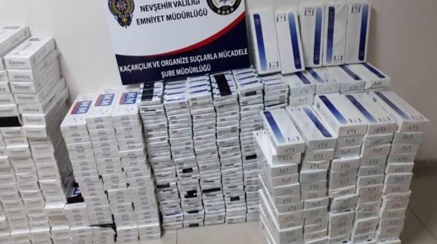 Nevşehir&rsquo;de 5 Bin 515 Paket Ka&ccedil;ak Sigara Ele Ge&ccedil;irildi