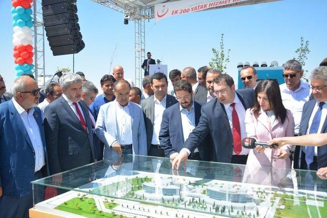 Aksaray’da 200 Yataklı Ek Hastane Binasının Temeli Atıldı