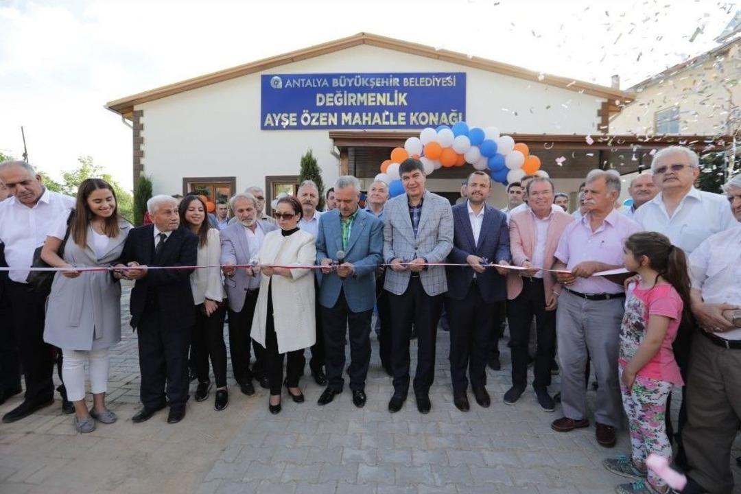 Değirmenlik Ayşe &Ouml;zen Mahalle Konağı Hizmete A&ccedil;ıldı