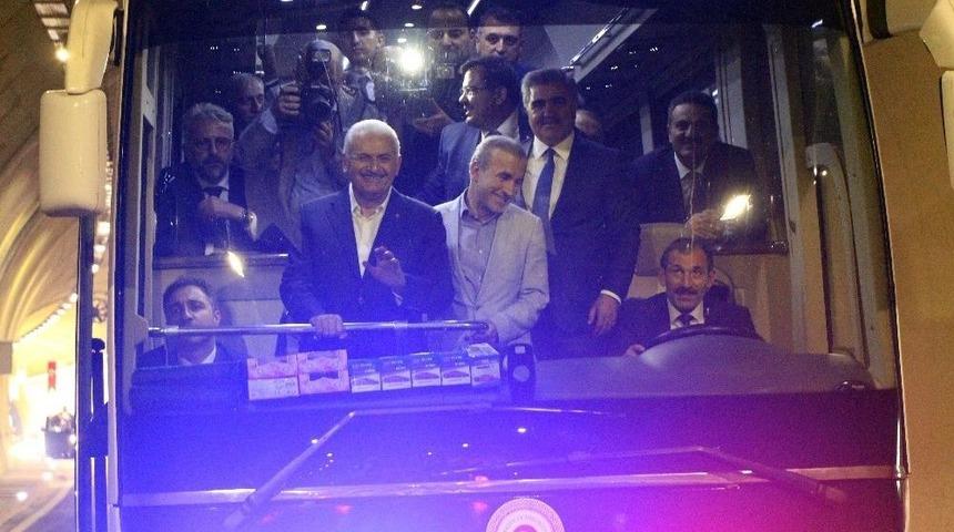 Başbakan Binali Yıldırım, Amasya Ferhat Tünelini Açtı
