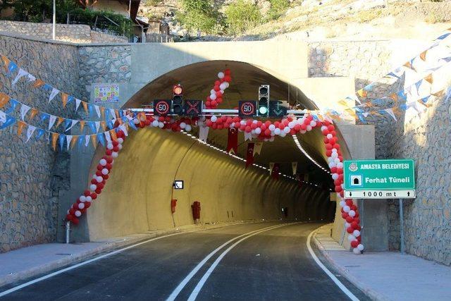 Başbakan Binali Yıldırım, Amasya Ferhat Tünelini Açtı