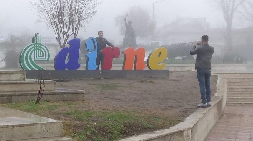 Edirne&rsquo;de Yoğun Sis
