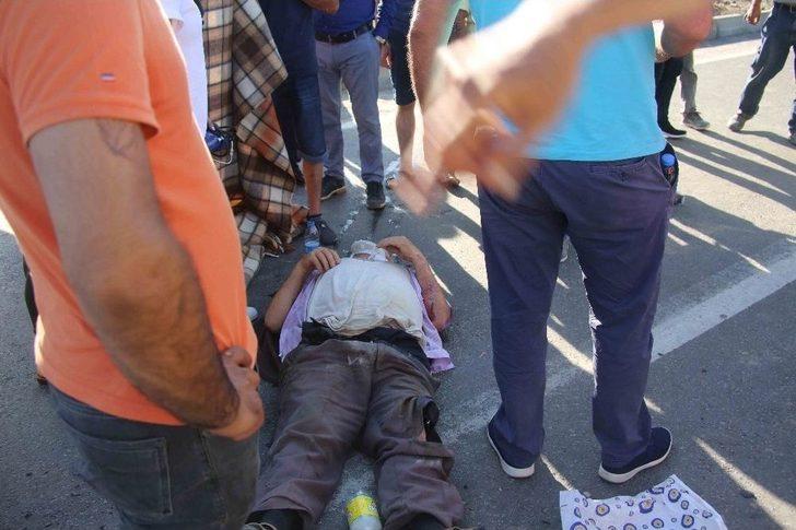 Kuşadası’nda Otomobil Yayaya Çarptı; 1 Yaralı G1