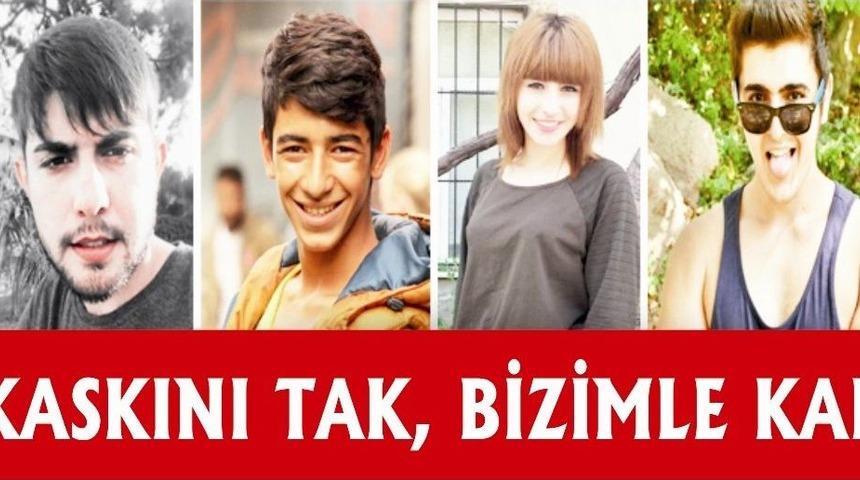 Ak Parti Gen&ccedil;lik Kollarından &lsquo;kaskını Tak, Bizimle Kal&rsquo; Etkinliği