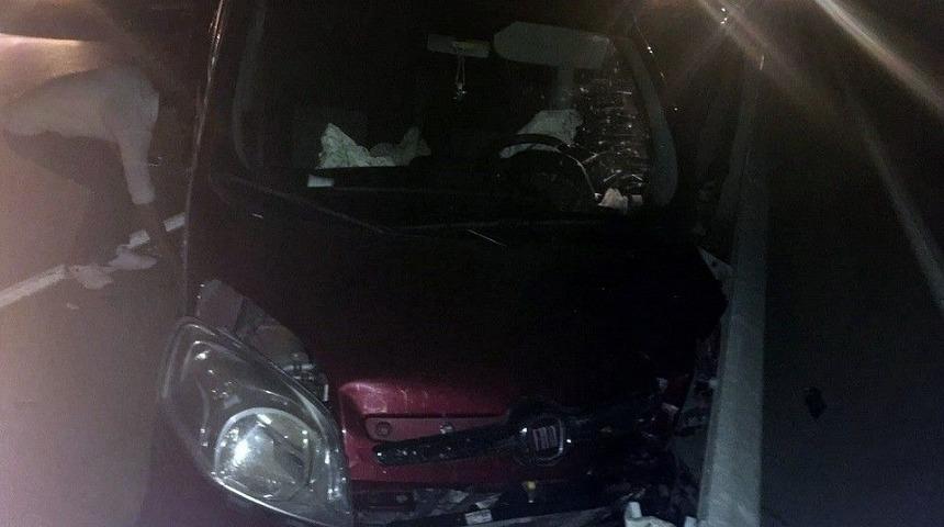 Tosya Karayolunda Yola Çıkan İnek İki Ayrı Kazaya Neden Oldu