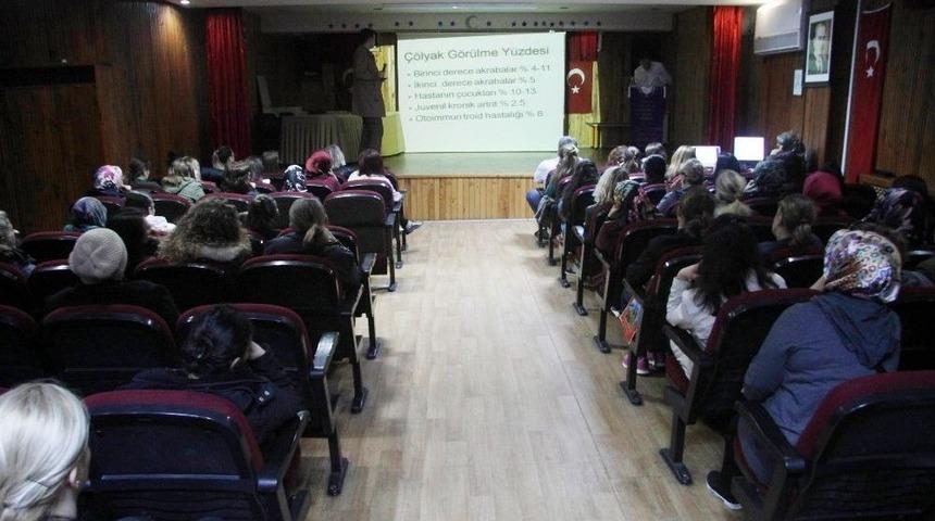 İlkokul &Ouml;ğrencilerine Ve Velilere &rsquo;&ccedil;&ouml;lyak Hastalığı&rsquo; Hakkında Seminer Verildi