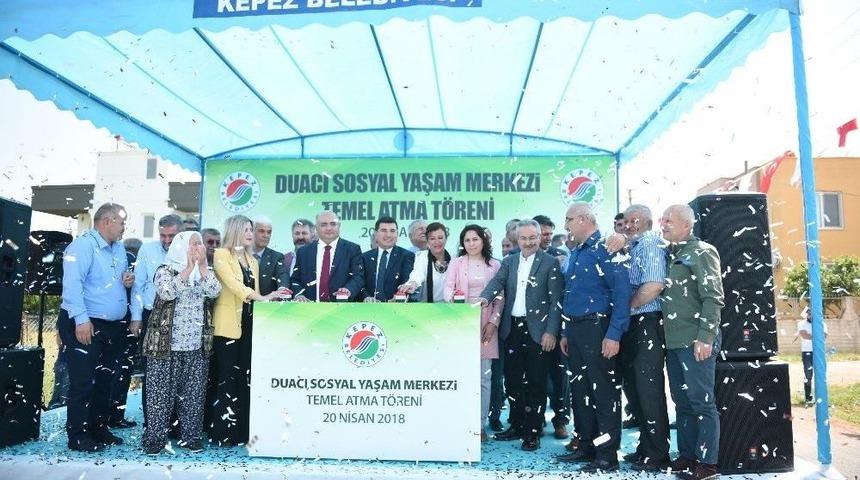 Kepez Belediyesi Duacı Sosyal Yaşam Merkezi’nin Temeli Atıldı