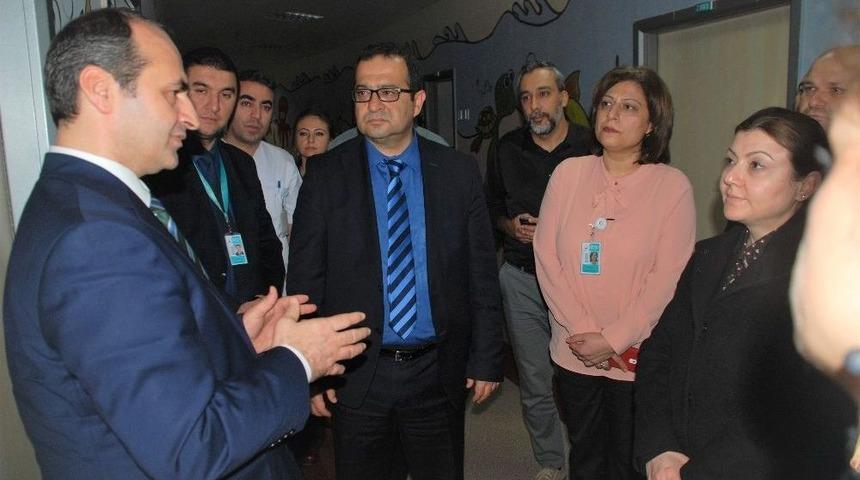 Gaziantep Sağlık M&uuml;d&uuml;r&uuml; Hastaneleri İnceledi