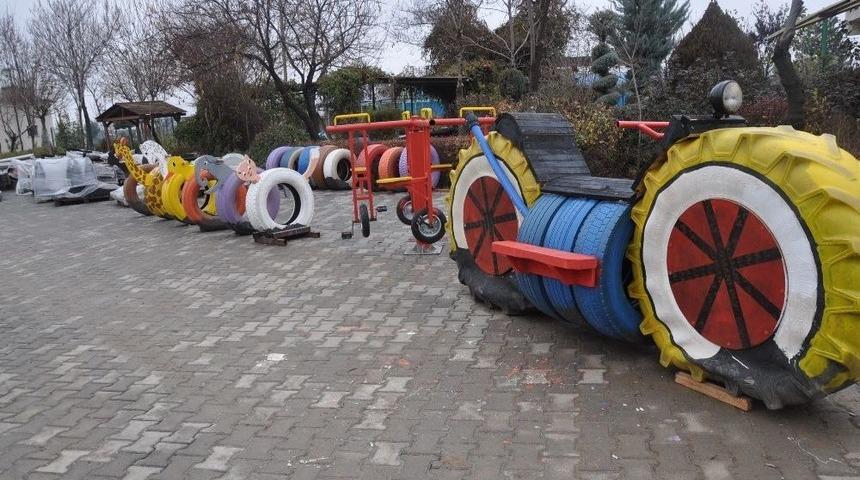 Batman Belediyesi Atıkları Oyun Gruplarına D&ouml;n&uuml;şt&uuml;rd&uuml;