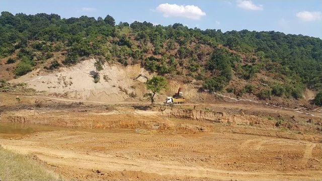 Çanakkale Güreci Göleti İnşaat Çalışmaları Devam Ediyor