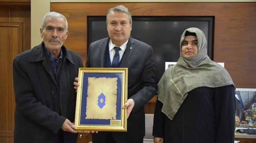 Başkan &Ccedil;er&ccedil;i, Kahraman Polis Fethi Sekin&rsquo;in Ailesini Ağırladı