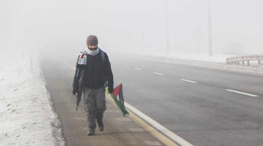 Filistin&rsquo;deki Zulme Karşı Y&uuml;r&uuml;y&uuml;ş Başlattı