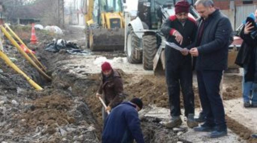 Başkan Üçok’tan Doğalgaz Çalışmalarına Takip