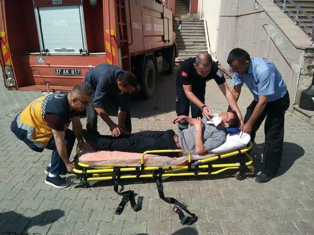 Daday Devlet Hastanesinde Yangın Tatbikatı Yapıldı 1