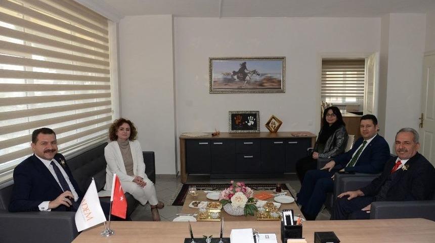 Başkan Yılmaz&rsquo;a Kadem&rsquo;den İstihdam İ&ccedil;in Tam Destek