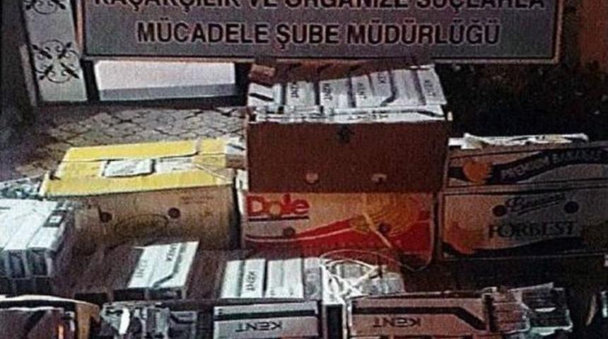 Siirt&rsquo;te 5 Bin 600 Paket Ka&ccedil;ak Sigara Ele Ge&ccedil;irildi