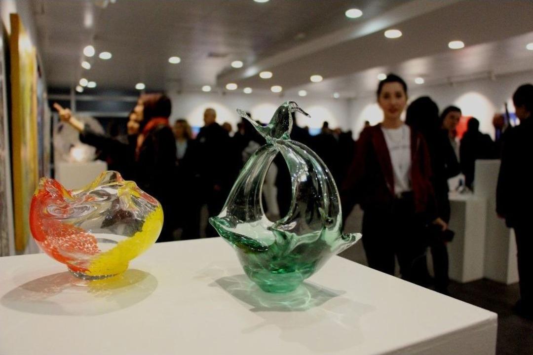 Nefesle Şekillenen Cam Eserler Sergilendi