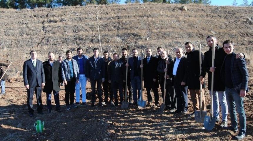 Nihat &Ccedil;ift&ccedil;i Ak Parti Teşkilatıyla Birlikte Ağa&ccedil; Dikti