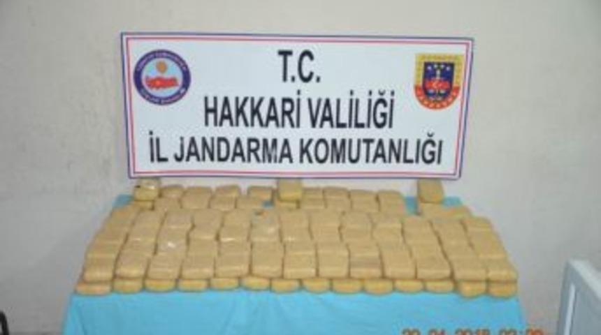 Hakkari’de Eroin Operasyonu
