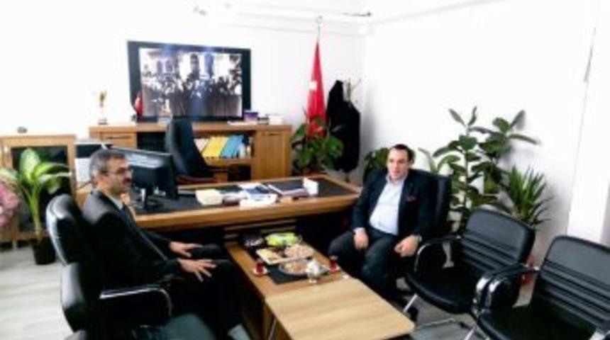 Kaymakam Kaya İl&ccedil;e M&uuml;ft&uuml;s&uuml; &Ccedil;evik&rsquo;e Hayırlı Olsun Dileklerinde Bulundu