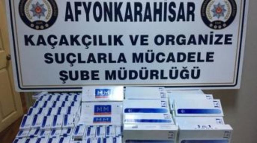 Polis 2 Ara&ccedil;ta 550 Paket G&uuml;mr&uuml;k Ka&ccedil;ağı Sigara Yakaladı