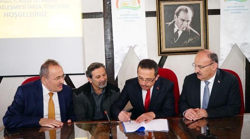 Kastamonu&rsquo;da Kırsal Kalkınma Desteklerinde 68 Milyon Lira Dağıtıldı