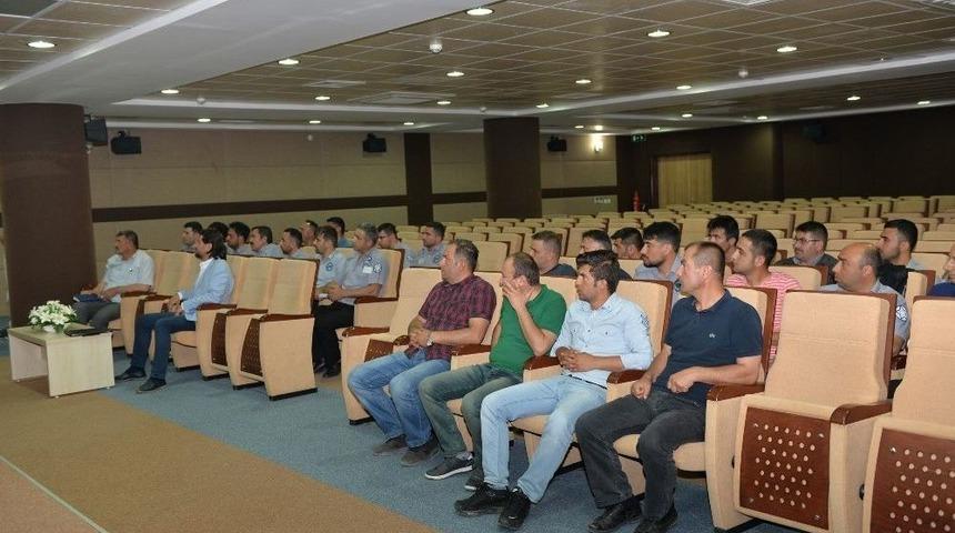 Km&uuml;&rsquo;de İş&ccedil;i Kadrosuna Ge&ccedil;en G&uuml;venlik&ccedil;ilere Sosyal Hakları Anlatıldı