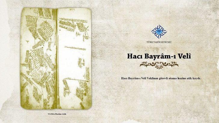 Türk Tarih Kurumu’ndan "belgelerle Hacı Bayram-ı Velî" Sergisi G1