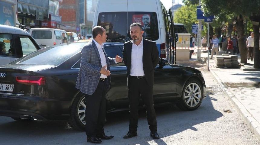 Başkan Ercan Devam Eden Projeleri Yerinde İnceledi