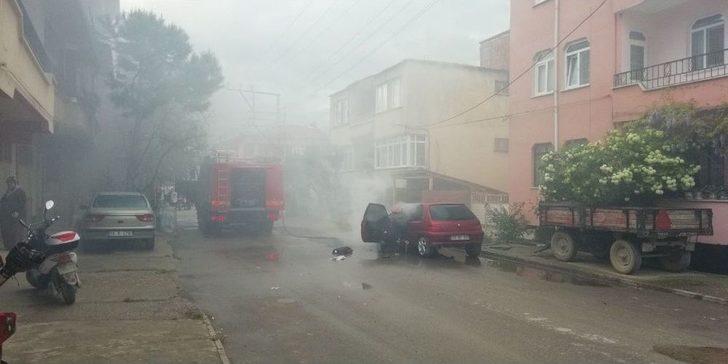 İznik’te Lpg’li Araç Yandı G1