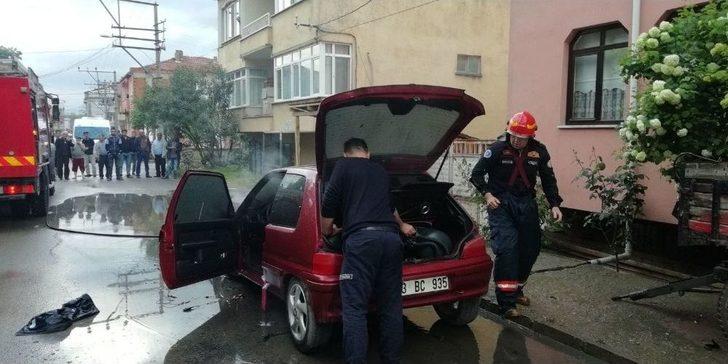 İznik’te Lpg’li Araç Yandı G2