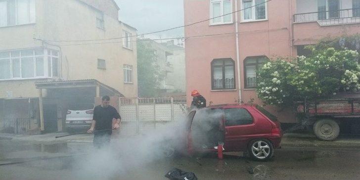 İznik’te Lpg’li Araç Yandı G3